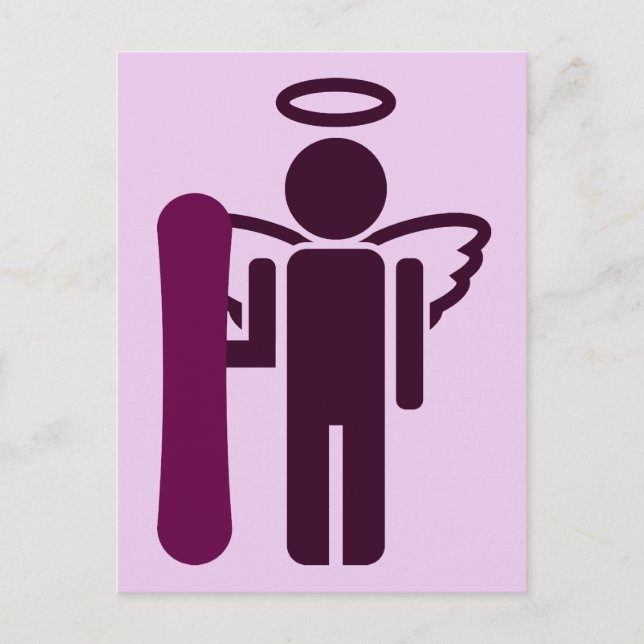 Carte Postale ange de conseil. (Devant)