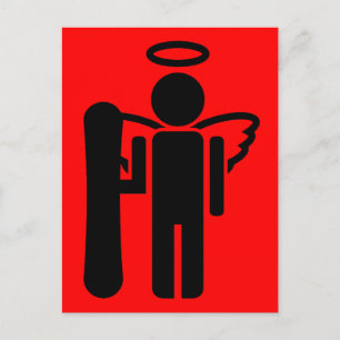 Carte Postale ange de conseil.