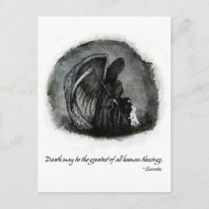 CARTE POSTALE ANGE DE LA MORT