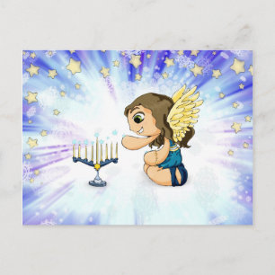 Carte Postale Ange de Menorah