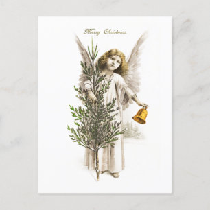 CARTE POSTALE : ANGE DE NOËL VINTAGE