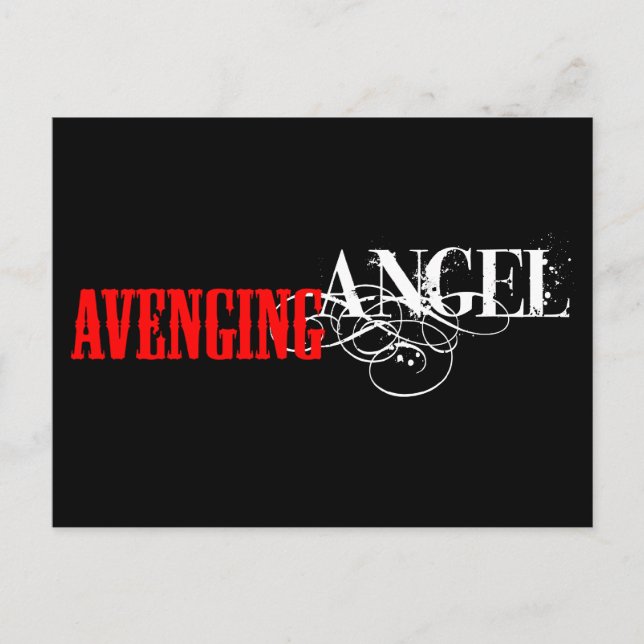 Carte Postale Ange de vengeance (Devant)