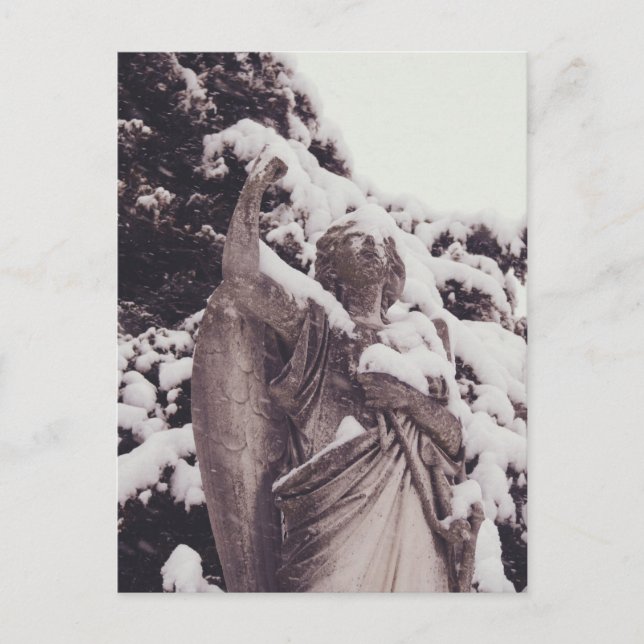 Carte Postale Ange d'hiver (Devant)
