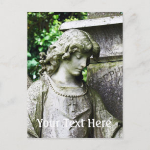 Carte Postale ange du jardin déchu