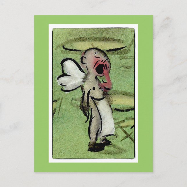 Carte Postale Ange endormi (Devant)