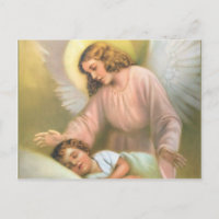 Ange gardien avec enfant