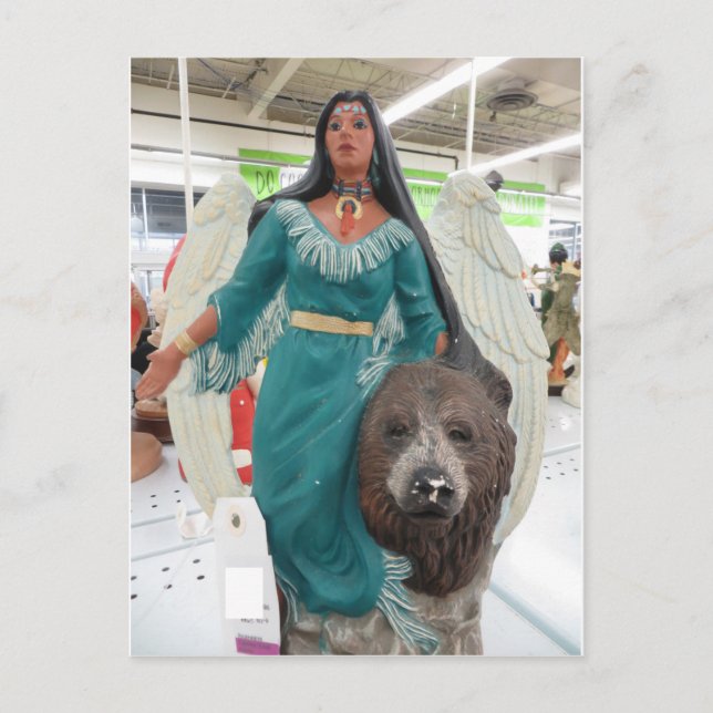 Carte Postale Ange indien américain (Devant)