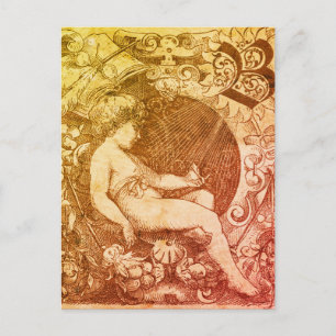 Carte Postale Ange méditatif