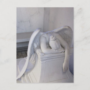 Carte Postale Ange Ne jamais pleurer seul (vue fro