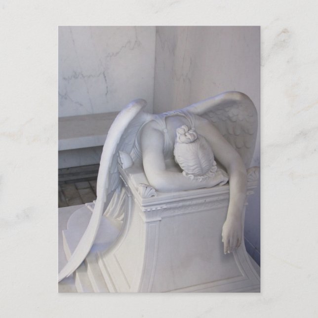 Carte Postale Ange Ne jamais pleurer seul (vue fro (Devant)