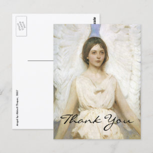 Carte Postale Ange par Abbott Thayer, Beaux-arts victoriens vint