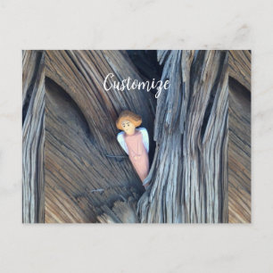 Carte Postale Ange sculpté dans l'arbre Thunder Cove