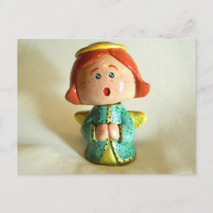 Carte Postale Ange vert IV