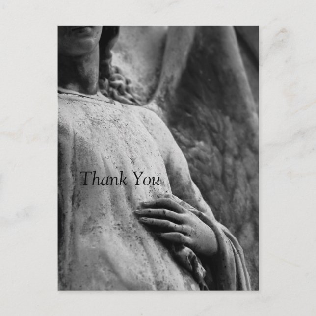 Carte Postale Angel 3 Mémorial chrétien Sympathie Merci (Devant)