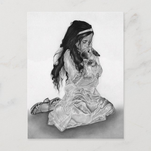 Carte postale Angel Bunny (Devant)