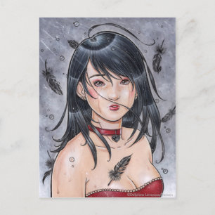 Carte postale Angel cassé