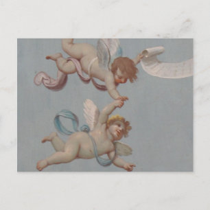 Carte Postale Angel Cherubs Renaissance lunaire