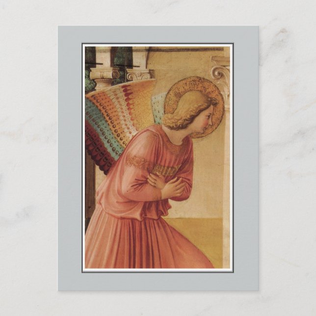 Carte Postale Angel de l'Annonciation par Fra Angelico (Devant)