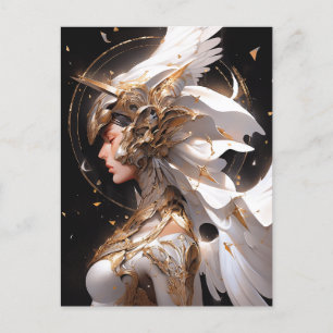 Carte Postale Angel En Blanc Armor Imaginaire Art