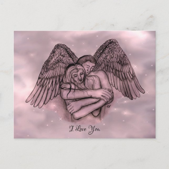 Carte Postale Angel Eros in Love (Devant)