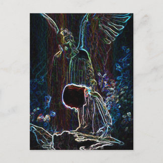 Carte Postale Angel et Jésus
