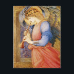 Carte postale Angel favori Burne-Jones CC0422<br><div class="desc">Edward Burne-Jones - An Angel Playing a Flageolet vers 1878. Edward Burne-Jones était un artiste et designer britannique étroitement associé au mouvement pré-Raphaélite. L'artiste a gardé l'ange dans son studio pendant dix ans avant de le vendre,  il a peut-être été un favori pour lui aussi.</div>
