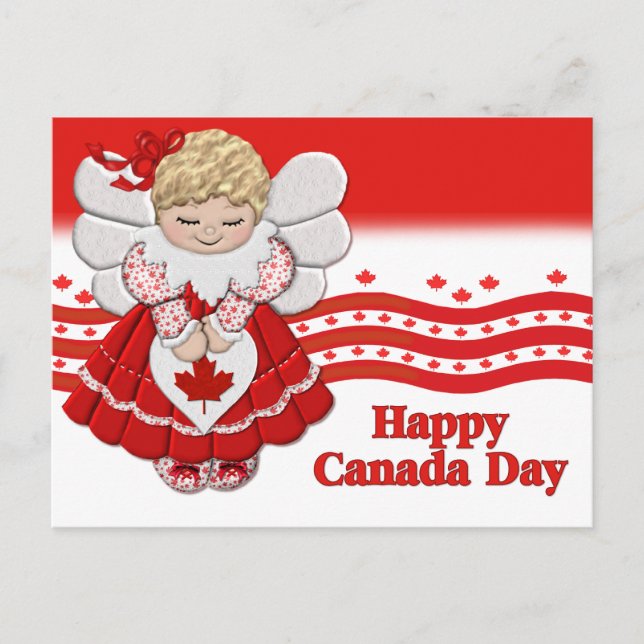 Carte postale Angel fête du Canada (Devant)