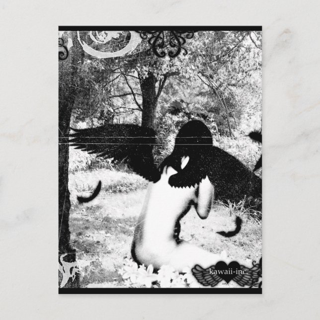 Carte Postale Angel foncé (Devant)