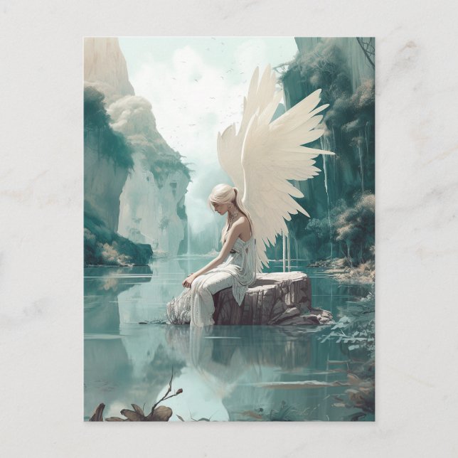Carte Postale Angel Imaginaire Art (Devant)