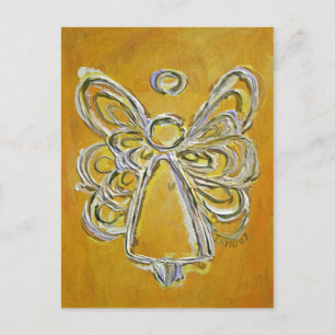 Carte postale Angel jaune