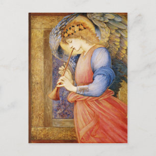 Carte Postale Angel Jouer un Flageolet - Edward Burne-Jones
