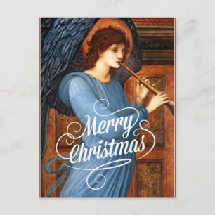 Carte Postale Angel, Joyeux Noël, peinture d'art