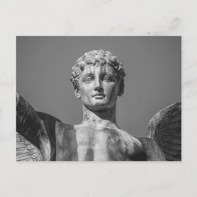 Carte Postale Angel, Mémorial de Guerre National Gallois. Cardif (Devant)