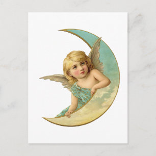 Carte Postale Angel Moon