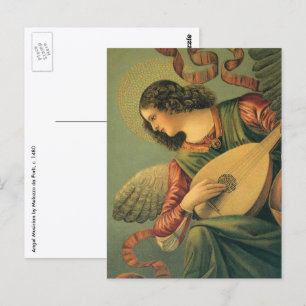 Carte Postale Angel Musician, Melozzo da Forli, Art Renaissance