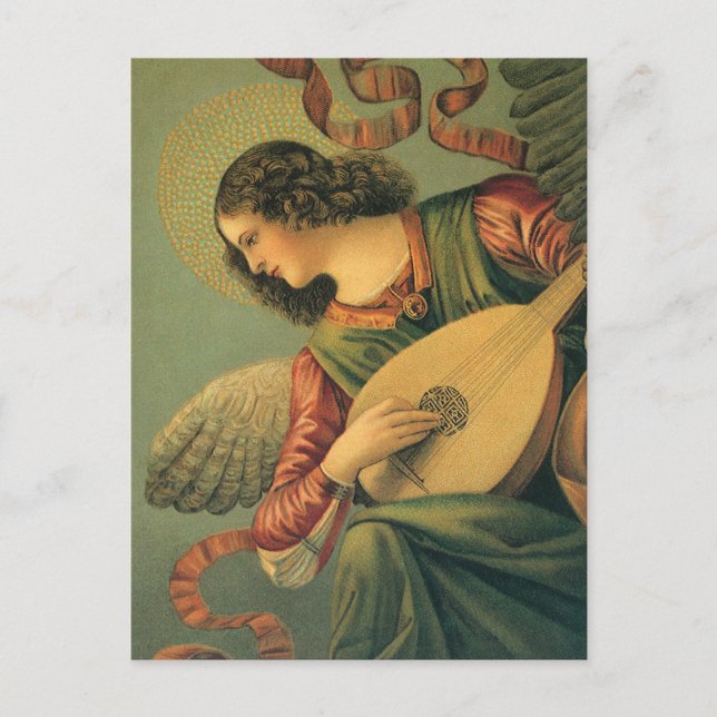 Carte Postale Angel Musician, Melozzo da Forli, Art Renaissance (Devant)