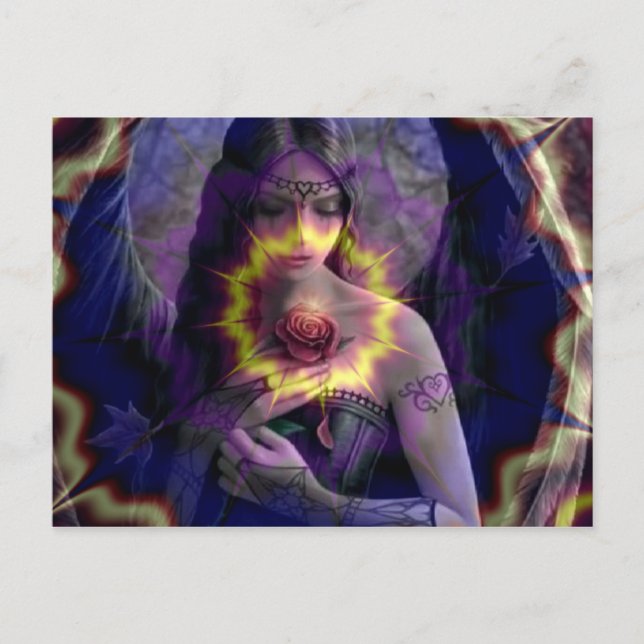 Carte Postale Angel Rose (Devant)