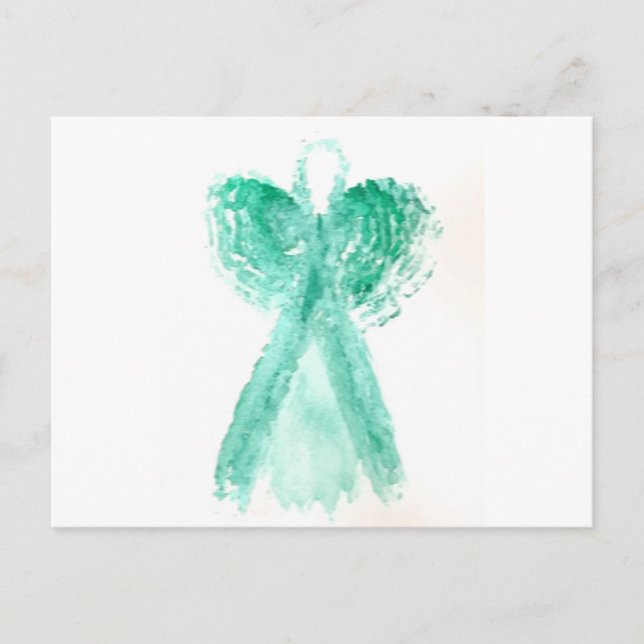 Carte Postale Angel Turquoise de Kolleen 2 (Devant)