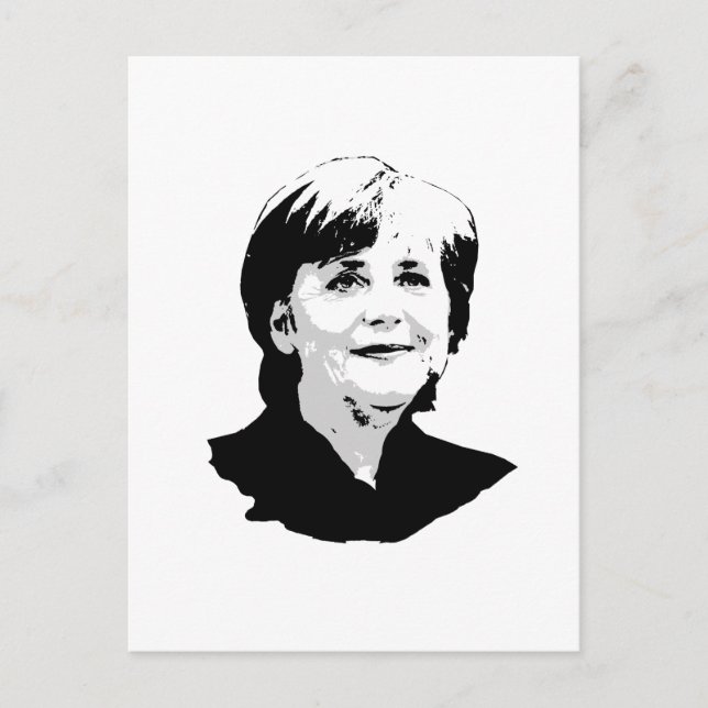 Carte Postale Angela Merkel (Devant)