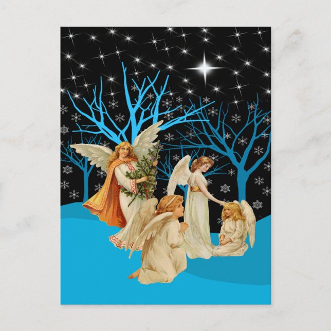 Carte postale Angels d'hiver (Devant)