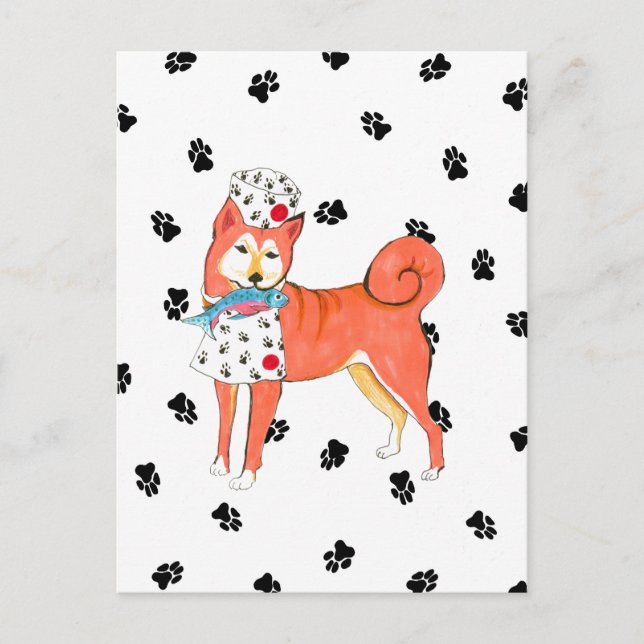 Carte postale Angels Shiba Inu de Gulliver (Devant)