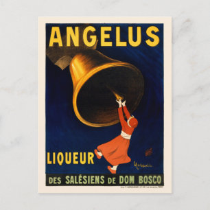 Carte Postale Angelus Liqueur France Poster vintage 1907