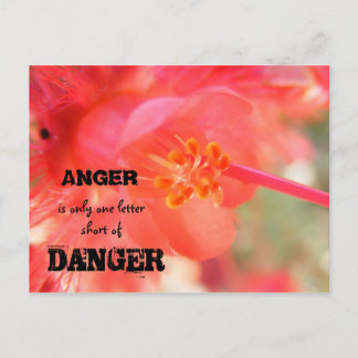 Carte Postale ANGER, n'est qu'une lettre en moins de, ...