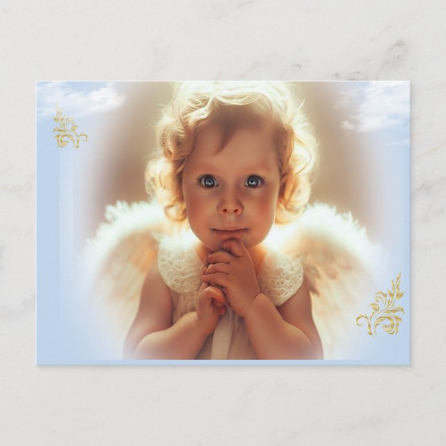 Carte Postale Anges bébés (Devant)