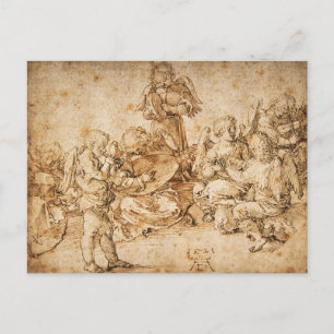 Carte Postale Anges faisant de la musique par Albrecht Durer