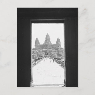 Carte Postale Angkor Cambodge, Vue de la porte d'Angkor Wat