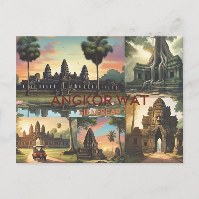 Carte postale Angkor Vat (Devant)