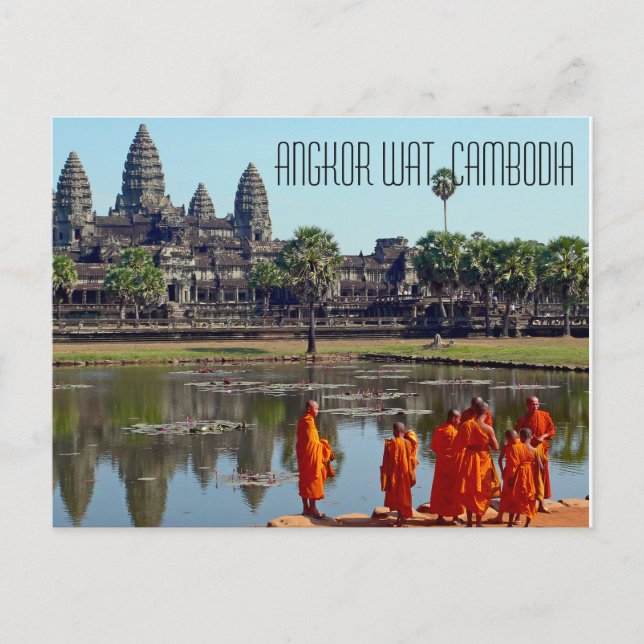 Carte postale Angkor Vat Cambodge (Devant)