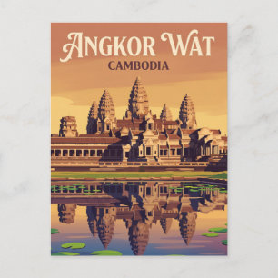 Carte Postale Angkor Wat Cambodge