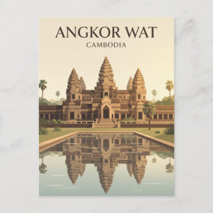 Carte Postale Angkor Wat Cambodge